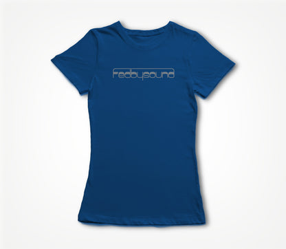 Logo (gray on blue) Women's T-shirt