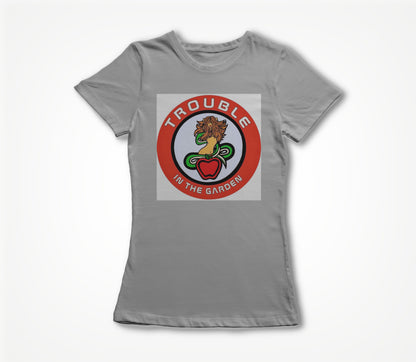 Woman and Serpent Square Women's T-shirt