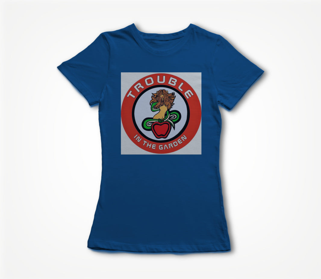 Woman and Serpent Square Women's T-shirt