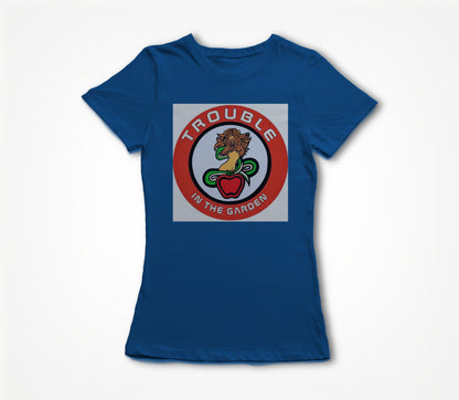 Woman and Serpent Square Women's T-shirt