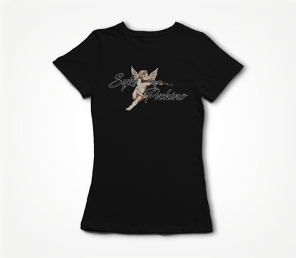 Syke Pachino Brand Cartoon Logo Women's T-shirt