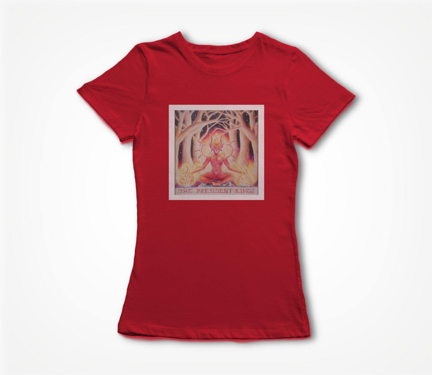 Red Fire Man Women's T-shirt