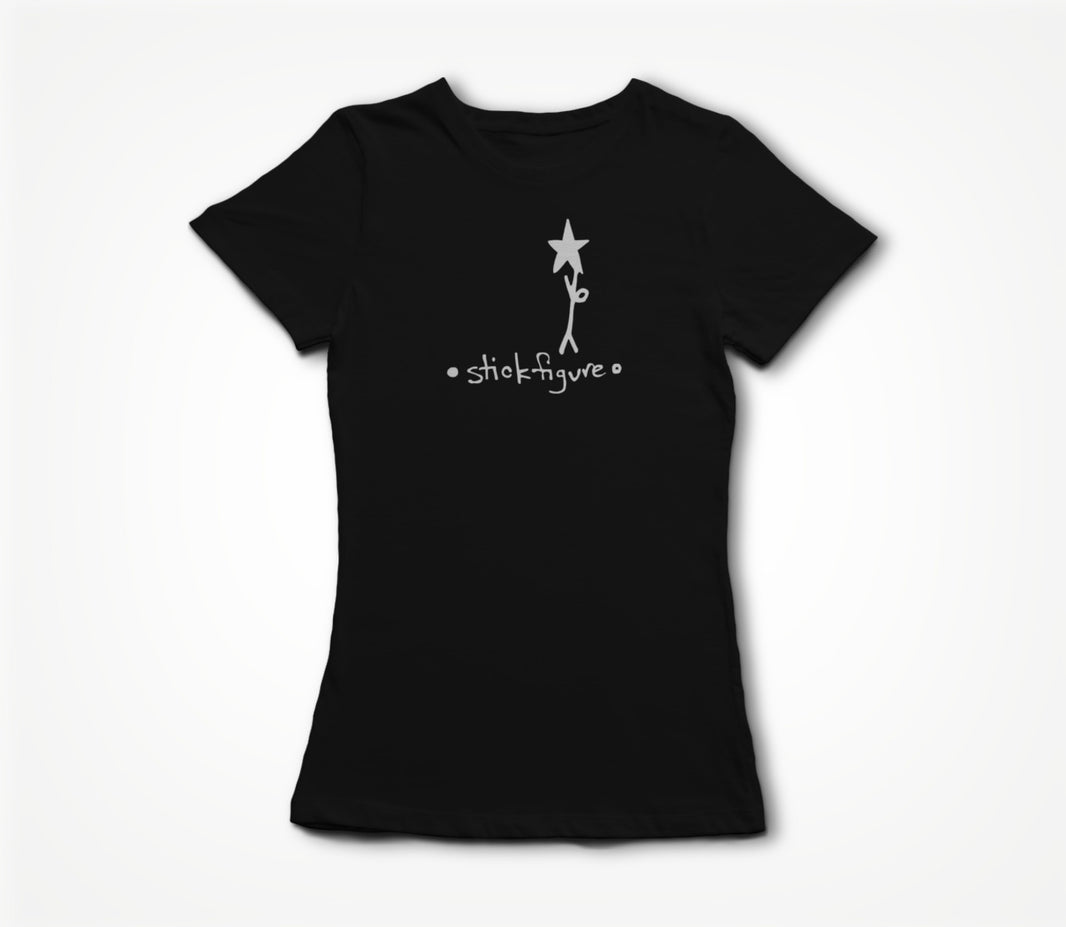 Stickfigure Recordings Black Women's T-shirt