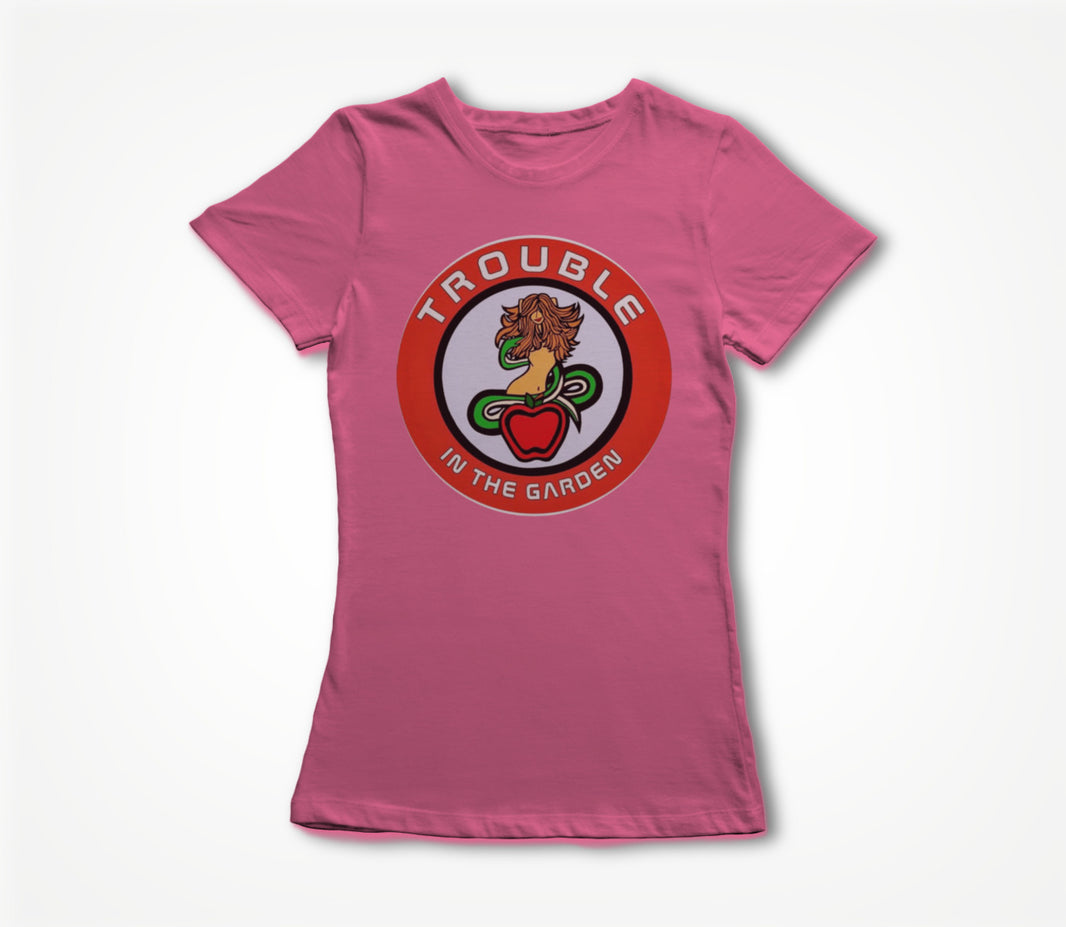Woman and Serpent Round Women's T-shirt