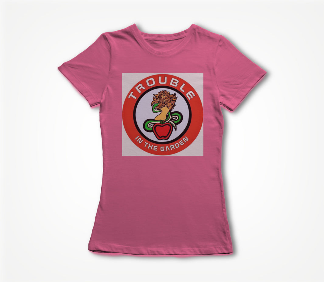 Woman and Serpent Square Women's T-shirt