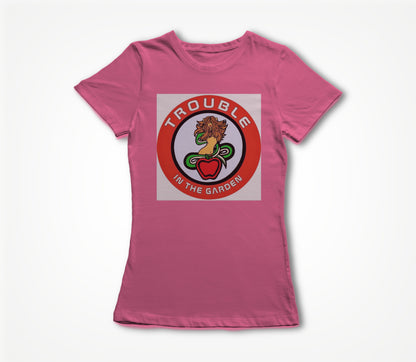 Woman and Serpent Square Women's T-shirt