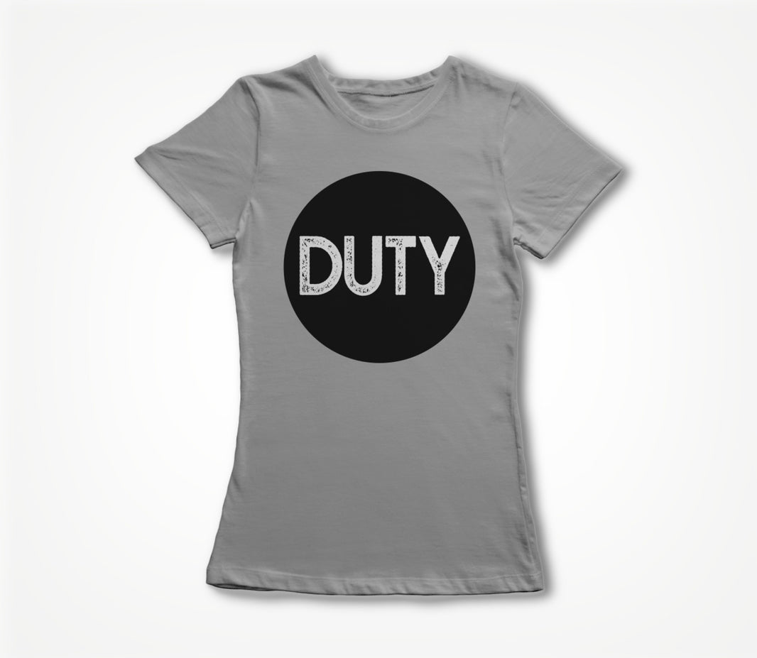 Duty Circle Logo Grey Women's T-shirt