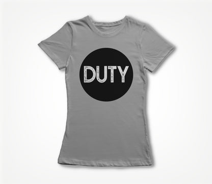 Duty Circle Logo Grey Women's T-shirt