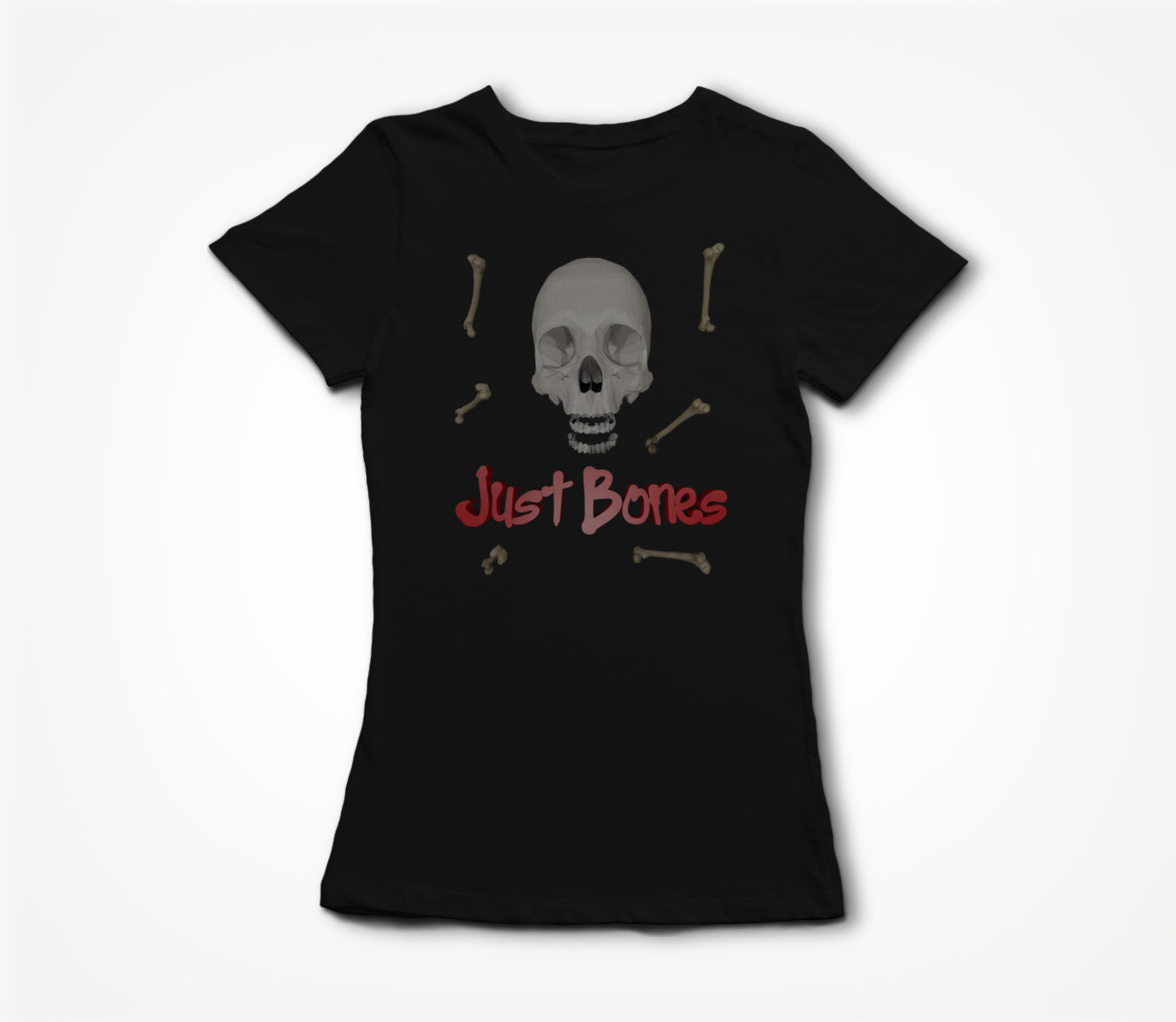 Just Bones (Black) Women's T-shirt