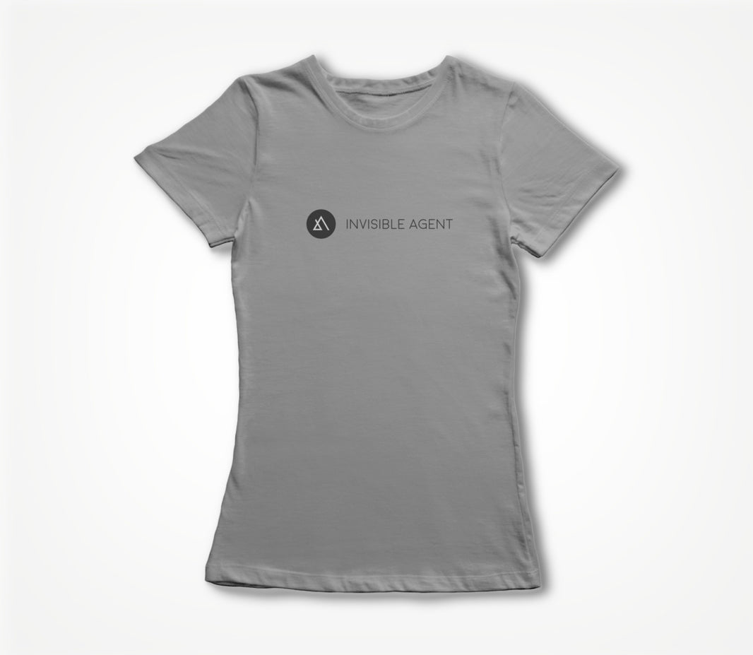 Invisible Agent B&W Horizontal Women's T-shirt