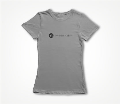 Invisible Agent B&W Horizontal Women's T-shirt