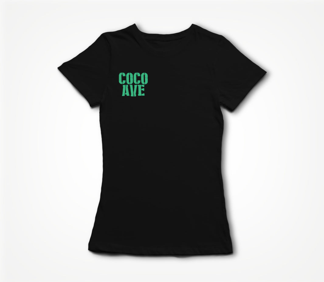 Coco Avenue (S-foam Green Logo) Women's T-shirt