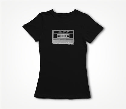 Old School Mix Tape - DUBSTEP- Black Women's T-shirt