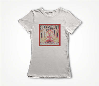 White Fire Man Women's T-shirt