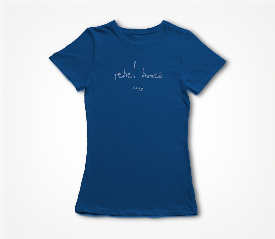 Rebel Bones Dark Series - Limited Edition Blue Women's T-shirt