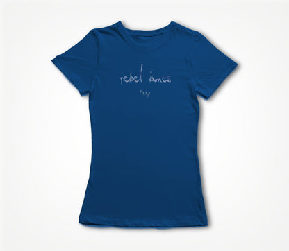 Rebel Bones Dark Series - Limited Edition Blue Women's T-shirt