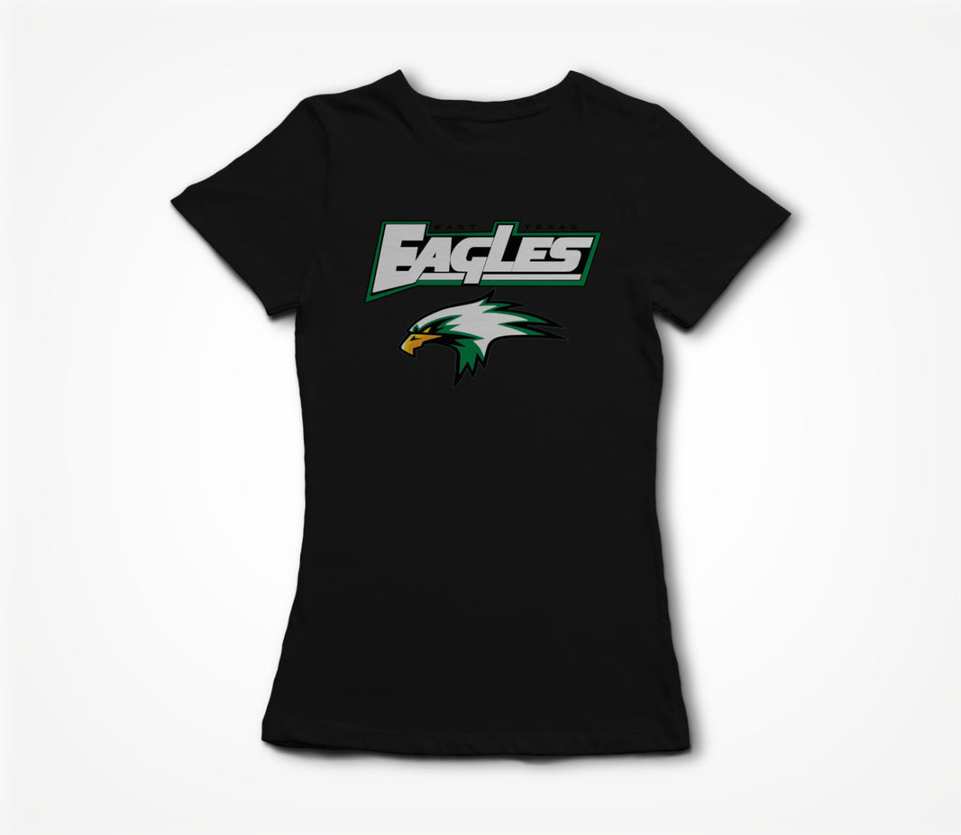 Eagles w/Logo (Black) Women's T-shirt