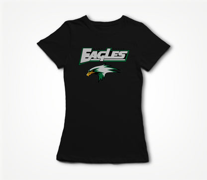 Eagles w/Logo (Black) Women's T-shirt