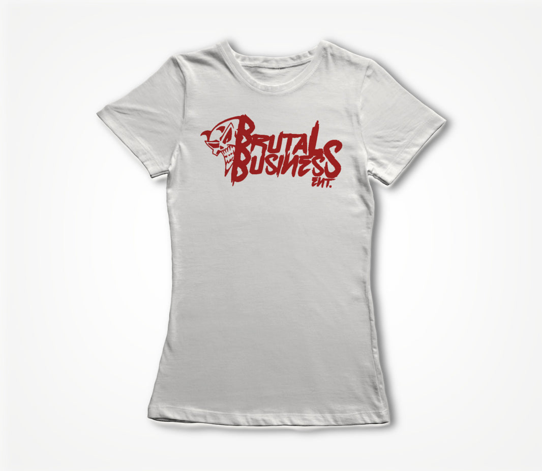 Brutal Business (White) Women's T-shirt
