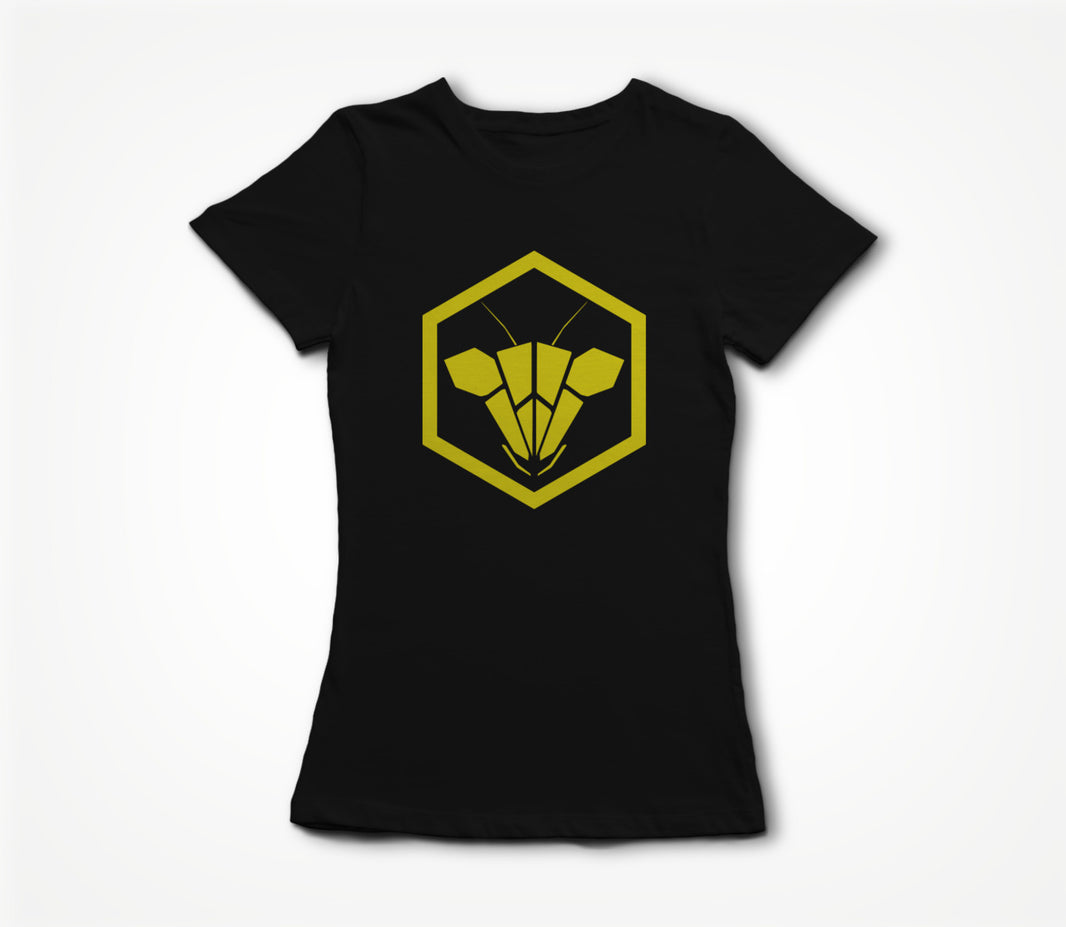 Yellow Mantis Head Women's T-shirt