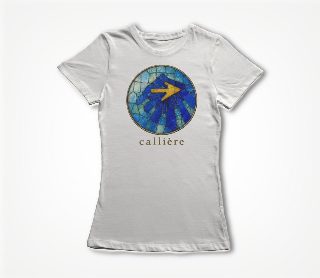 Solar Stained Glass Shell - White Women's T-shirt