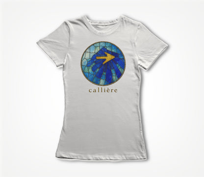 Solar Stained Glass Shell - White Women's T-shirt