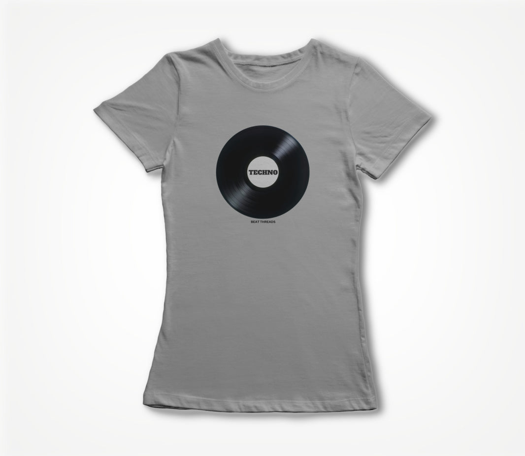 RECORD - TECHNO - GREY Women's T-shirt