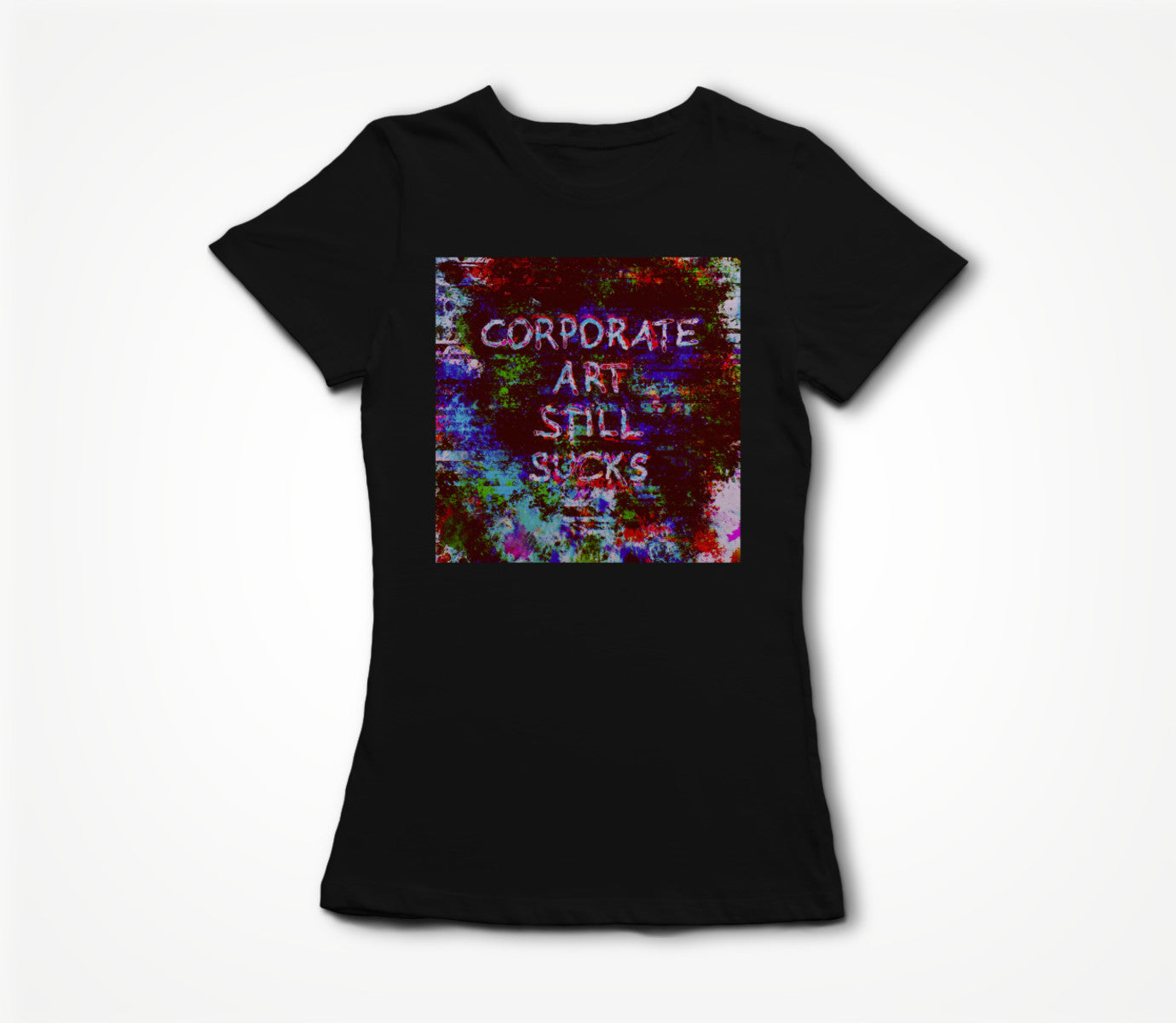 Fuck Corporate Art Women's T-shirt