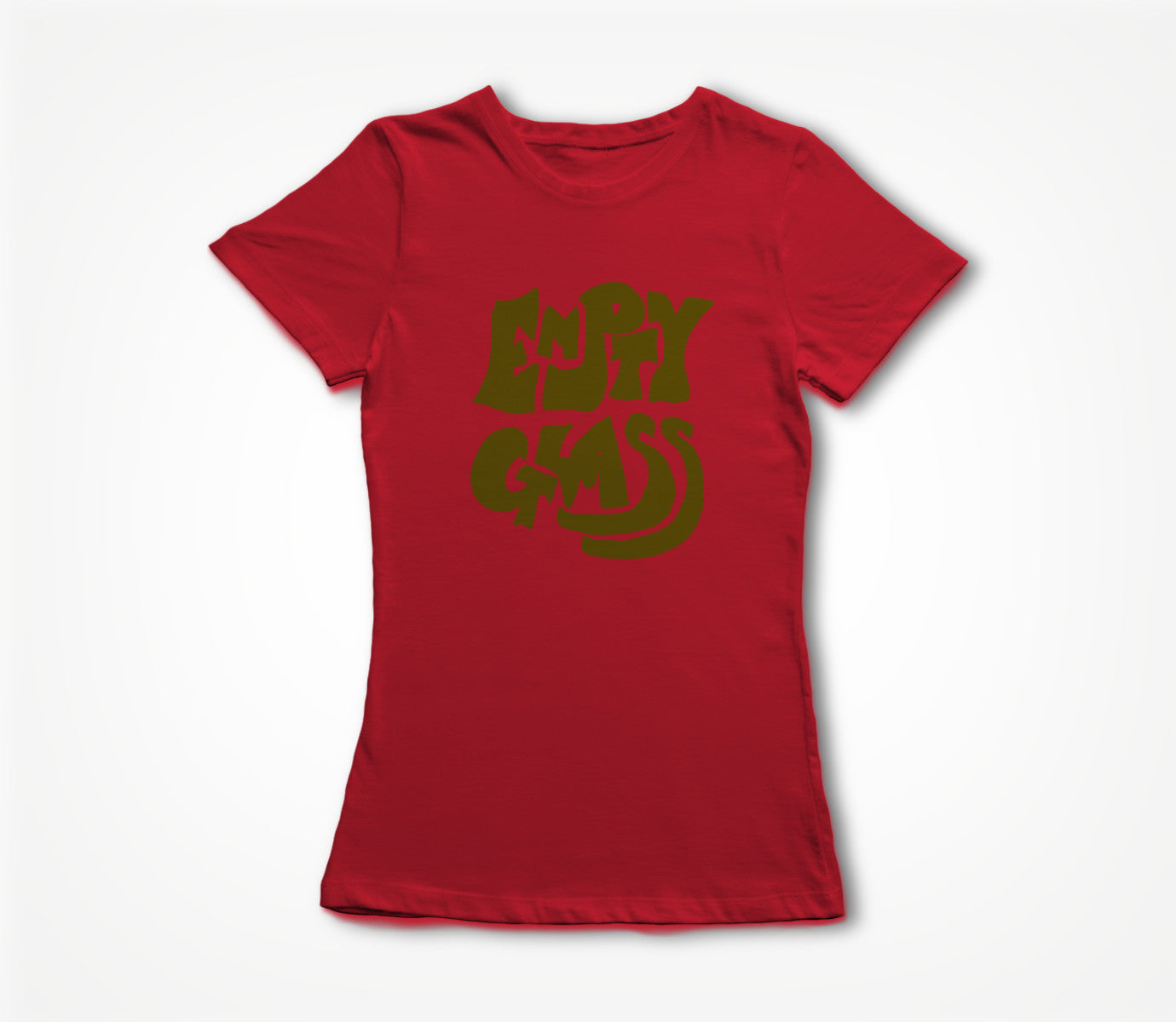 Empty Glass - Red/Green Women's T-shirt