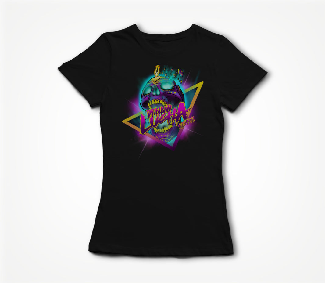 Neon Skull Logo 2023 Women's T-shirt