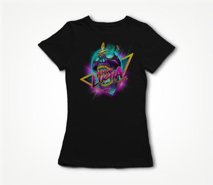 Neon Skull Logo 2023 Women's T-shirt