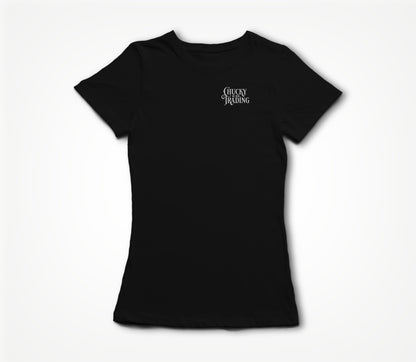 Black w/ White Logo Women's T-shirt