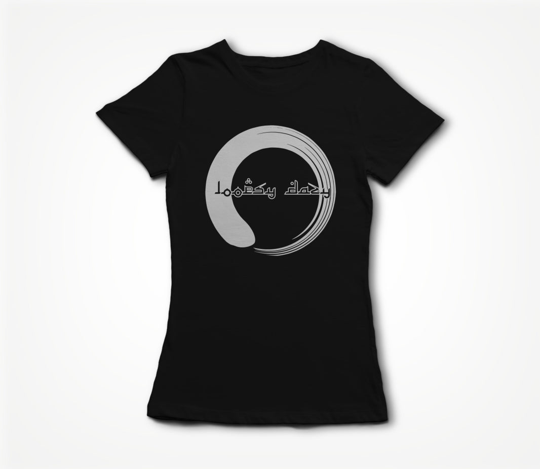 Black & White Zen Circle Women's T-shirt