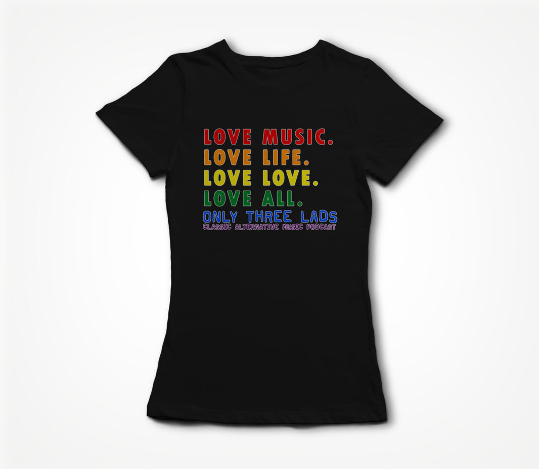 Love All - Black Women's T-shirt