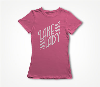 Lake Logo (white) by Leah Chappell Women's T-shirt