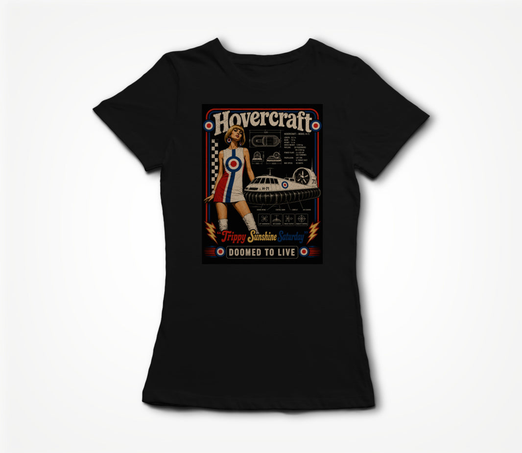 Trippy Black Women's T-shirt