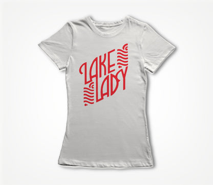 Lake Logo (red) by Leah Chappell Women's T-shirt