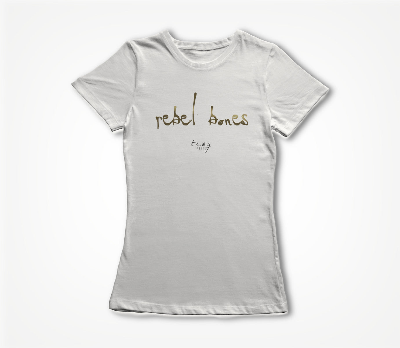 Rebel Bones Logo Series (White) Women's T-shirt