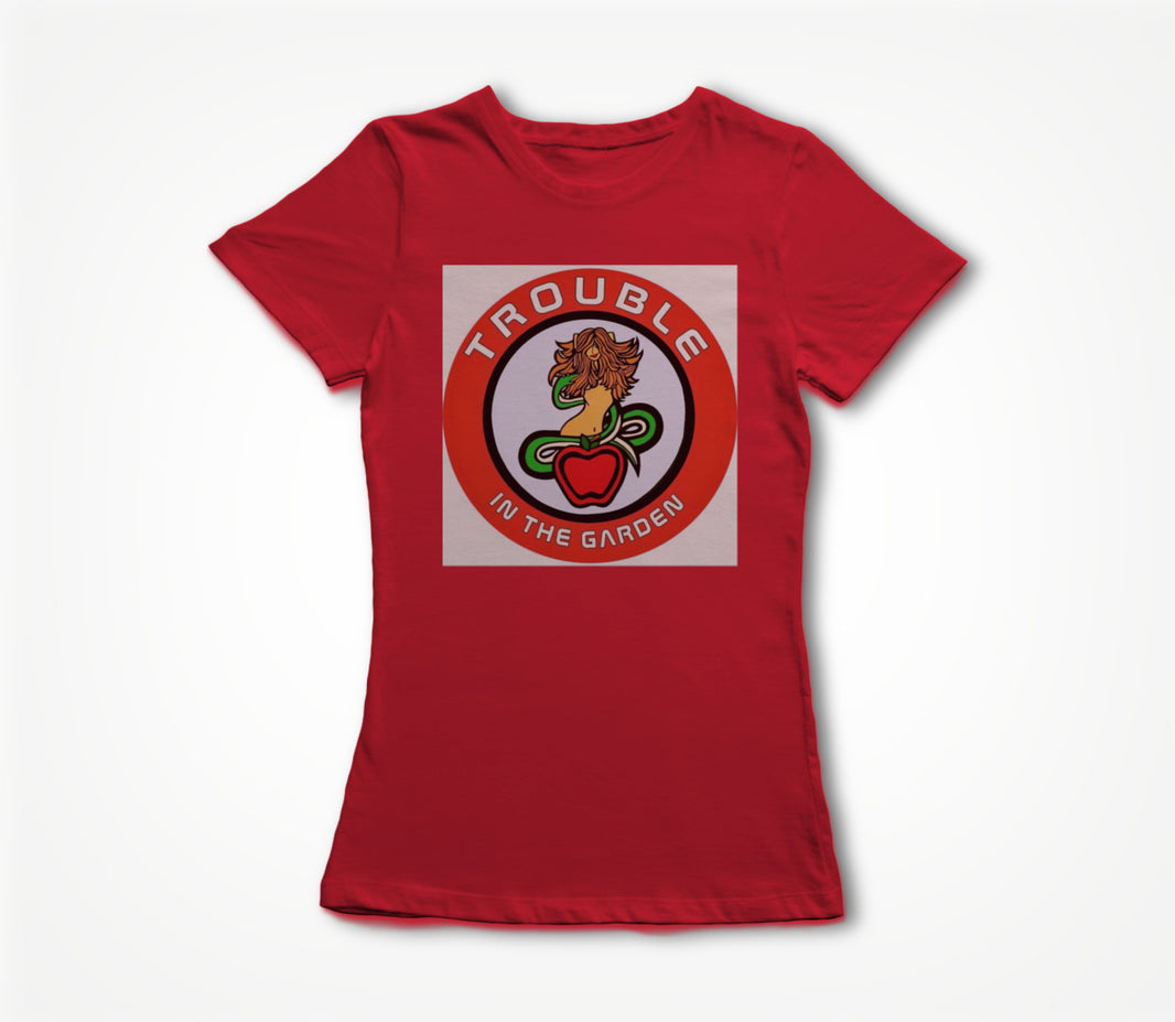 Woman and Serpent Square Women's T-shirt