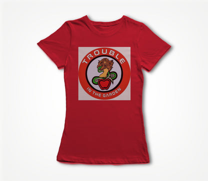 Woman and Serpent Square Women's T-shirt