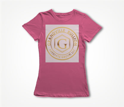 Pink And Gold Women's T-shirt