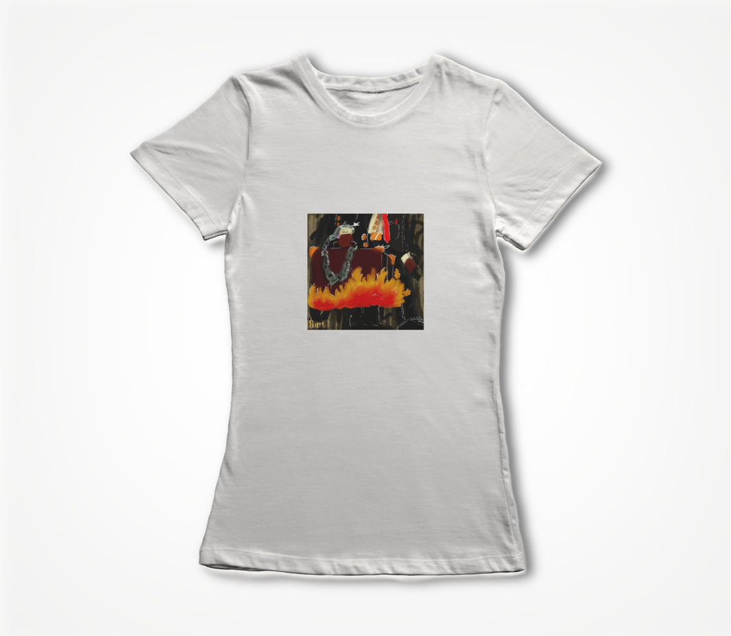 Suit & Attaché (White) Women's T-shirt