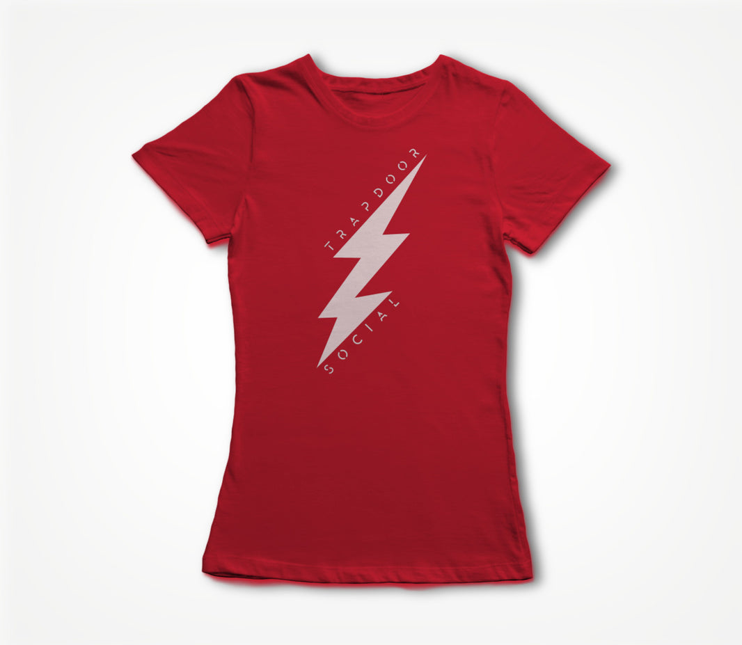 Lightning Bolt - Red Women's T-shirt