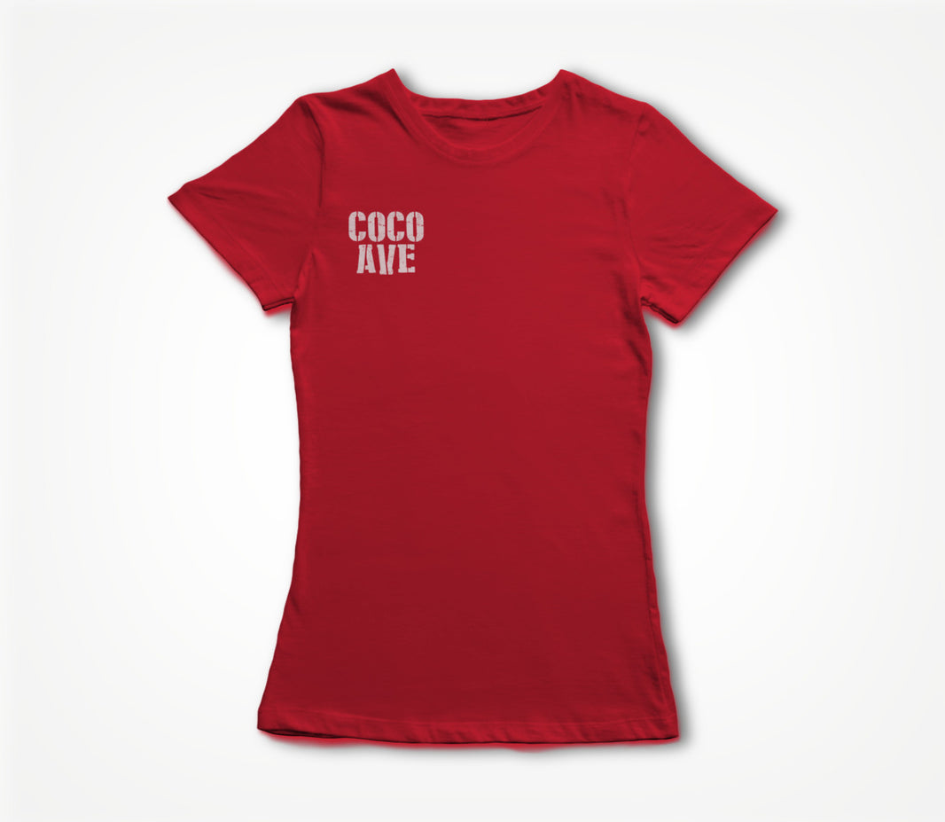 Coco Avenue (White Logo) Women's T-shirt