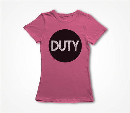 Duty Circle Logo Pink Women's T-shirt