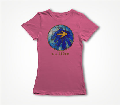 Solar Stained Glass Shell - Berry Pink Women's T-shirt