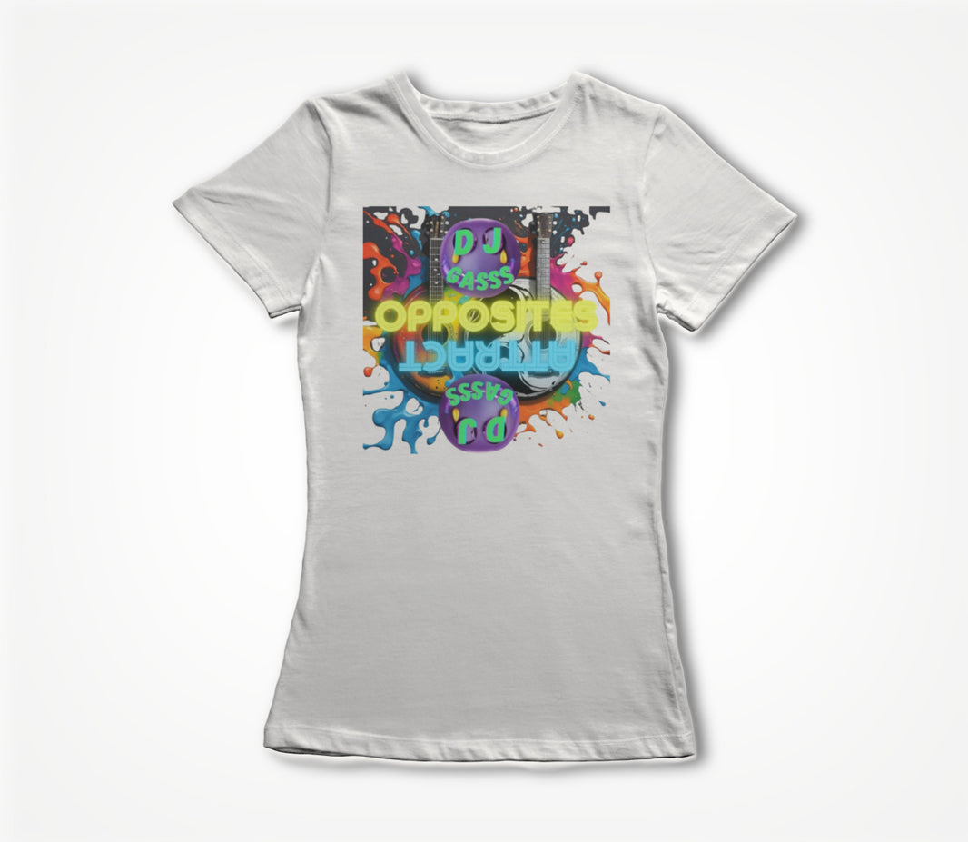 OPPOSITES ATTRACT WHITE Women's T-shirt