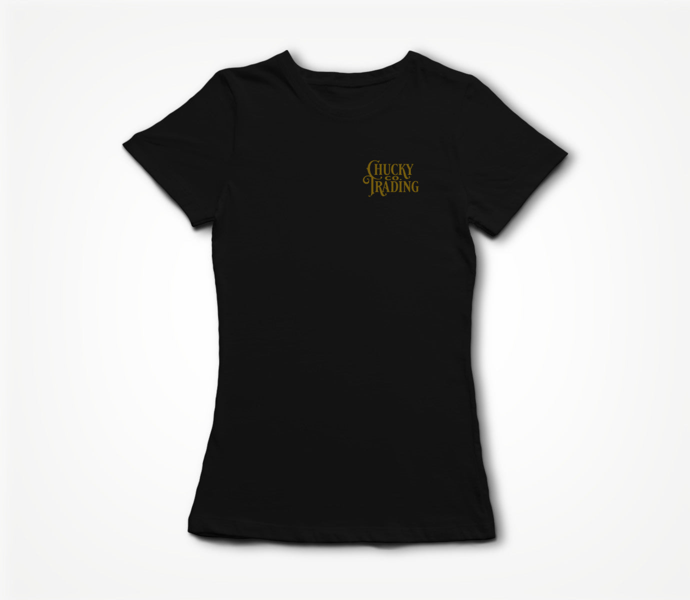 Black w/ Gold Logo Women's T-shirt