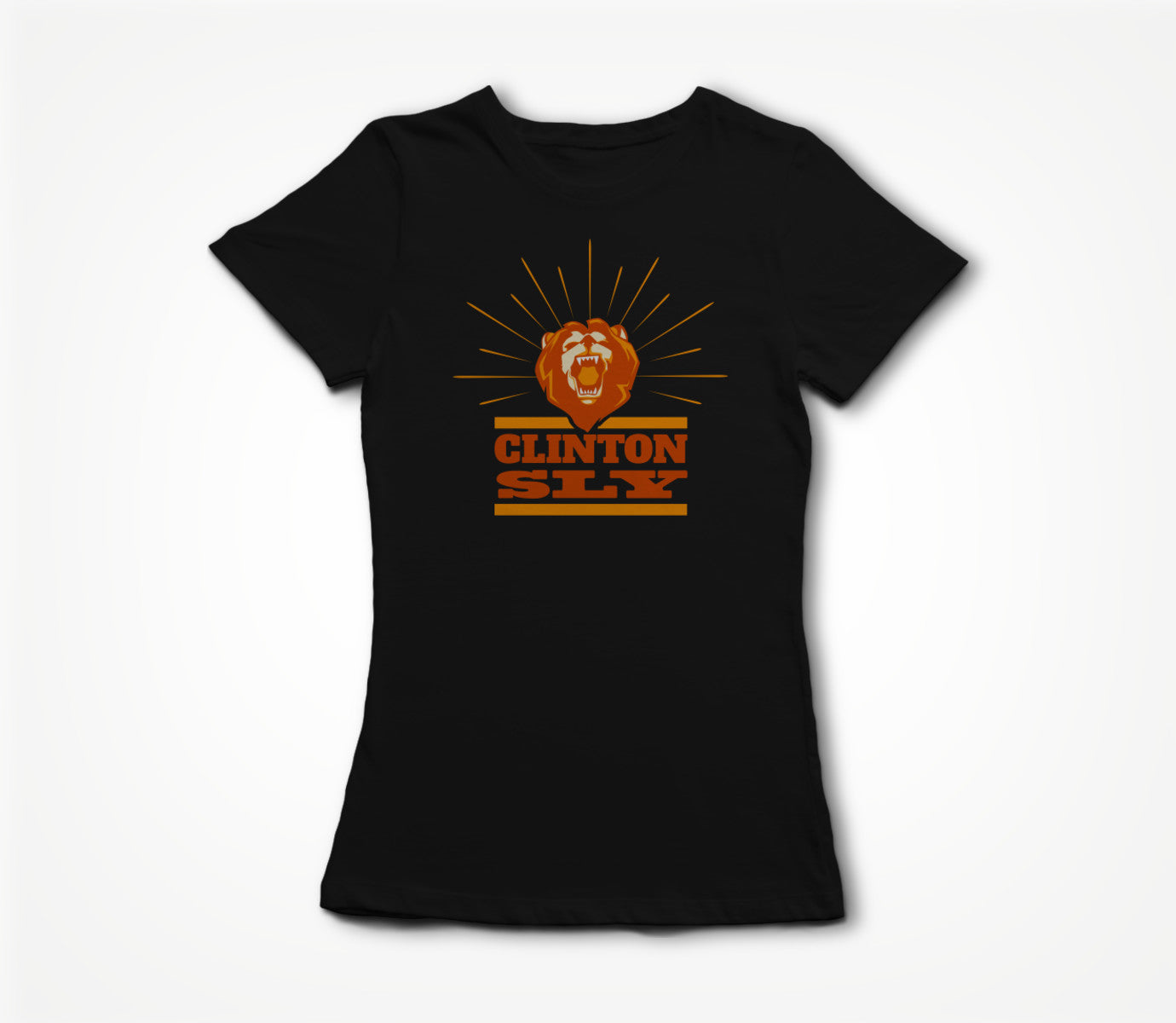 Clinton Lion (Black) Women's T-shirt