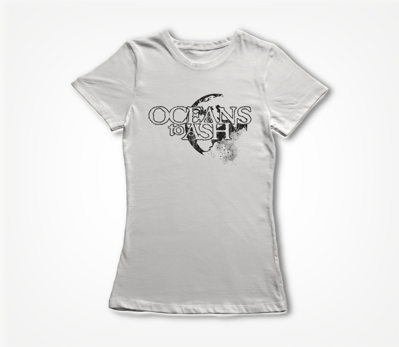 Oceans to Ash - Moon - White Women's T-shirt